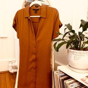 2/$20 F21 Button Down Dress